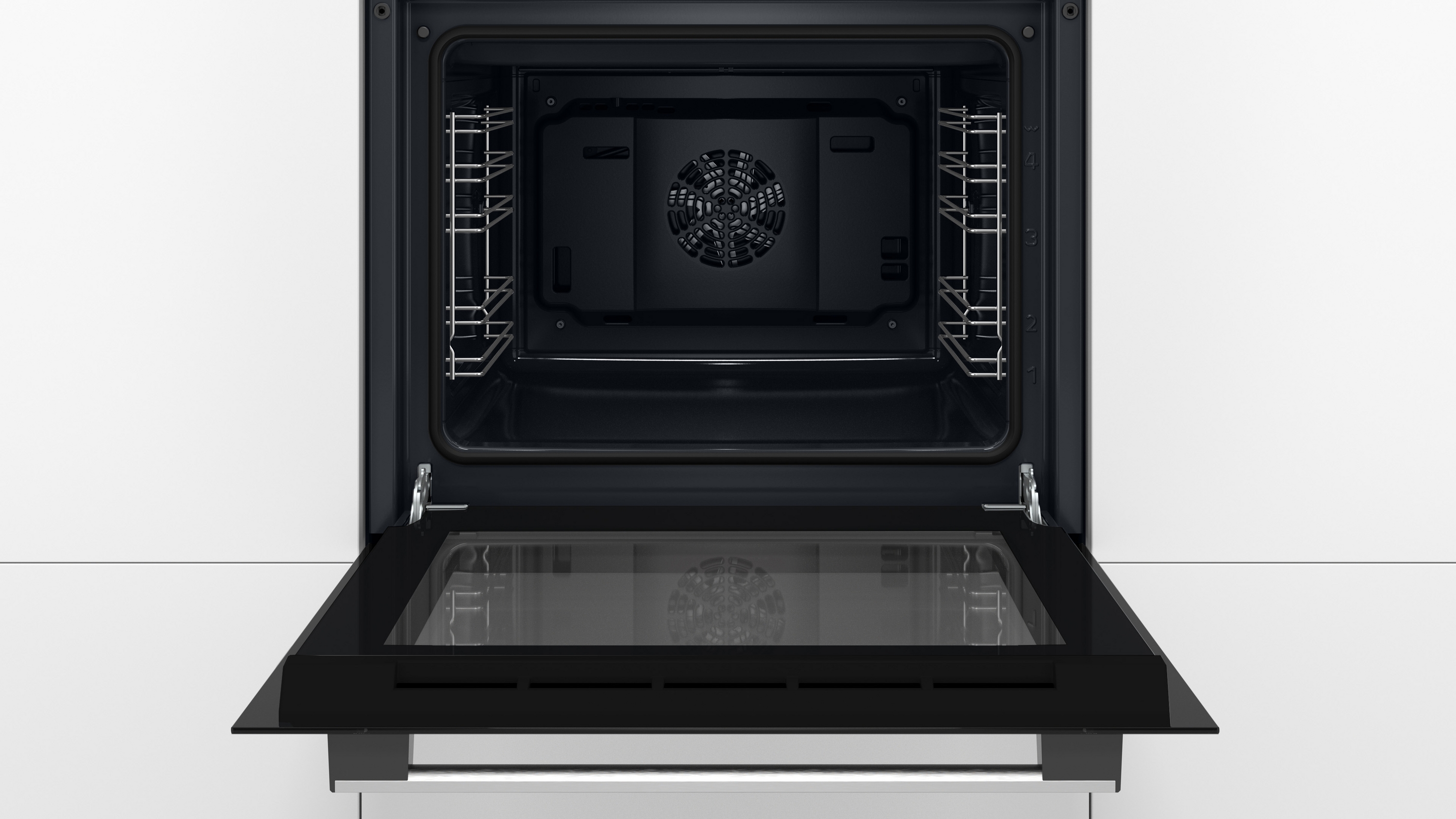 Series 2, Built-in oven, 60 x 60 cm, Stainless steel, HBF114BS1