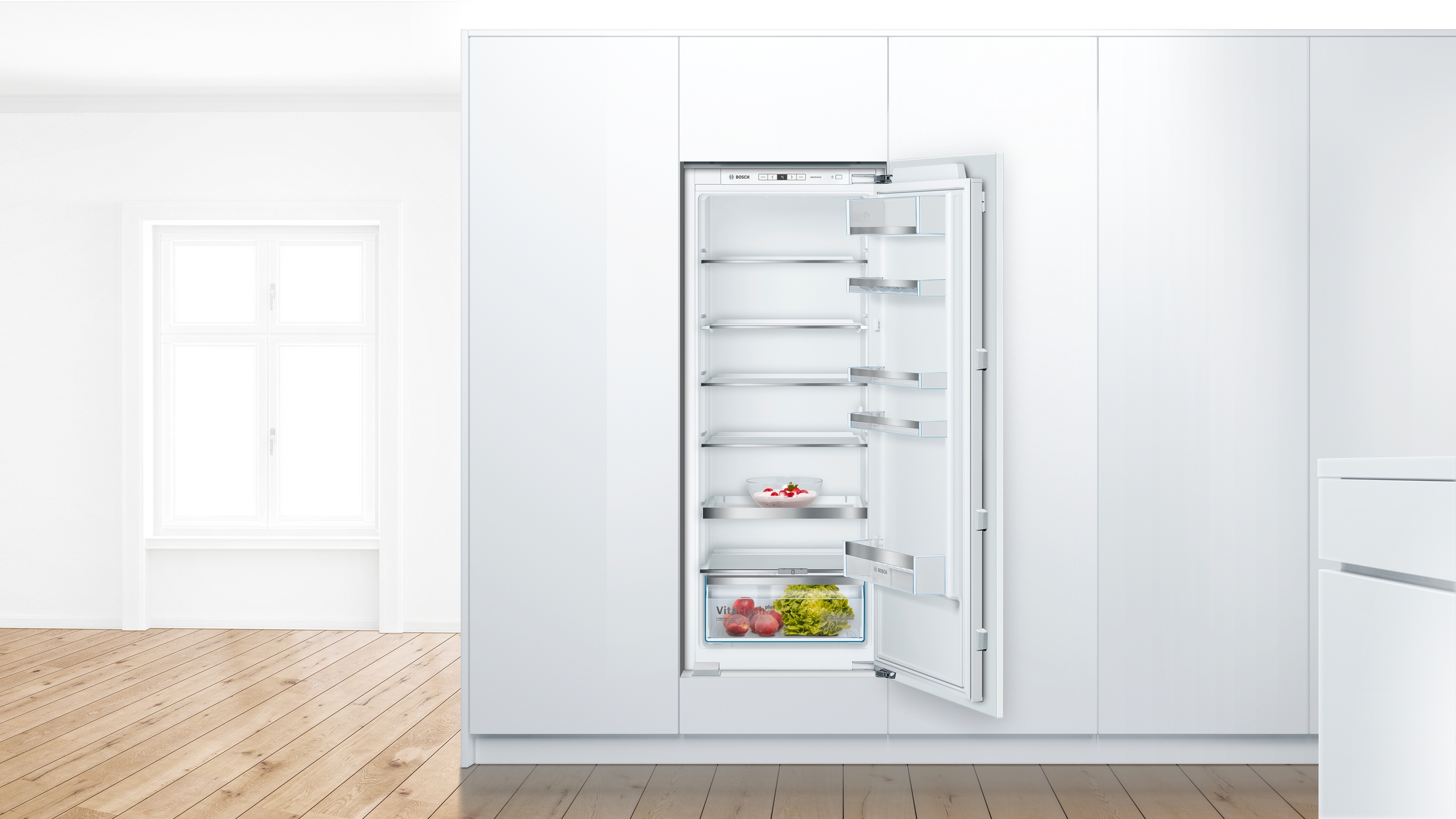 Series 6, built-in fridge, 140 x 56 cm, flat hinge, KIR51AFE0