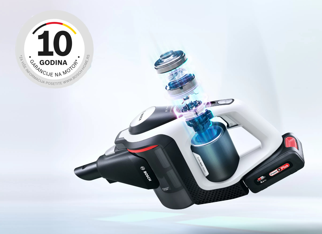 10 godina garancije na motor usisivača