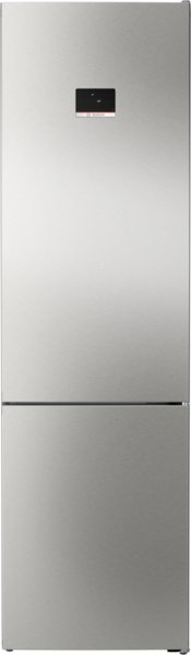 Series 6, free-standing fridge-freezer with freezer at bottom, 203 x 60 cm, Stainless steel (with anti-fingerprint), KGN394ICF