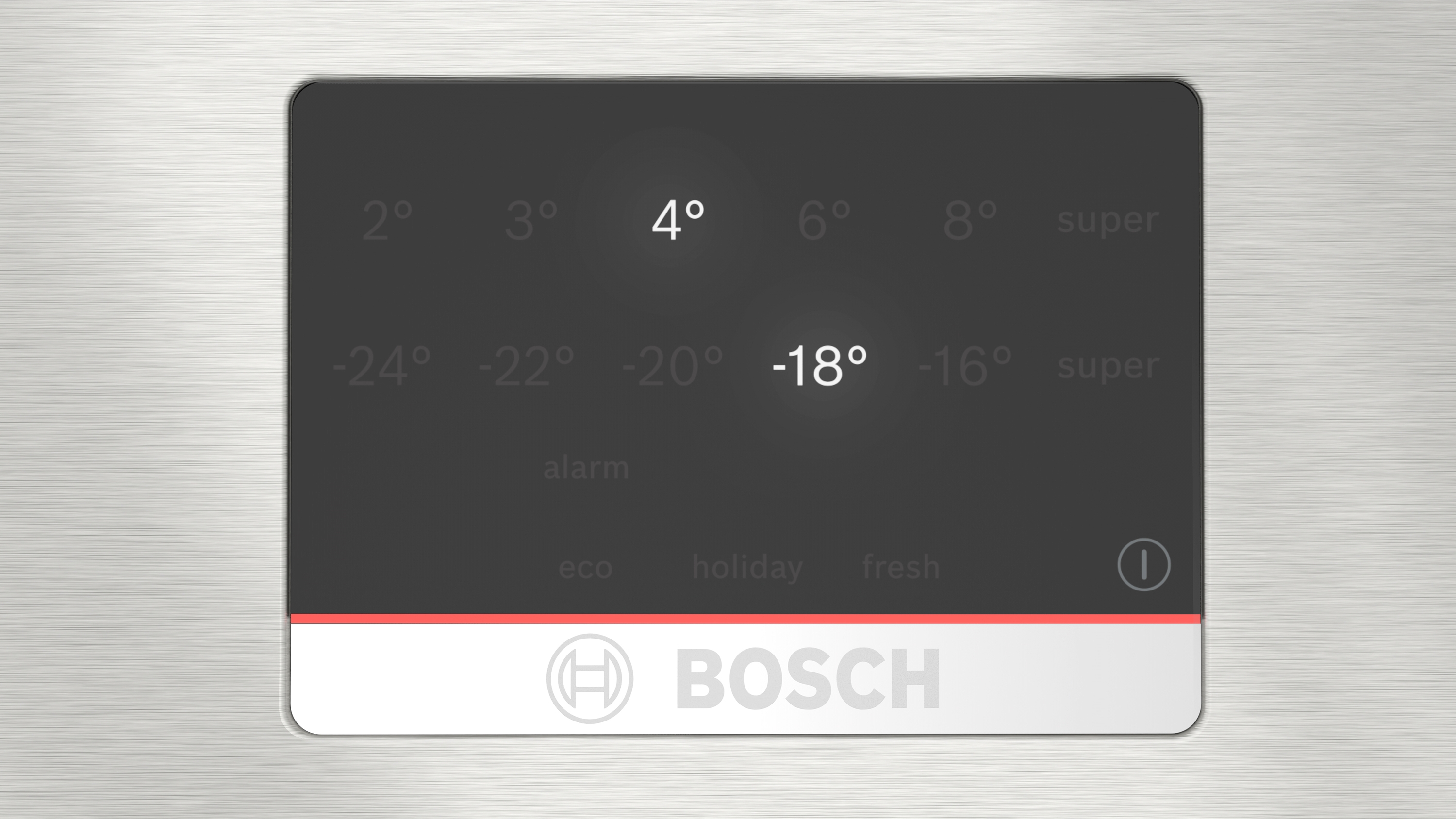 Series 6, free-standing fridge-freezer with freezer at bottom, 203 x 60 cm, Stainless steel (with anti-fingerprint), KGN394ICF