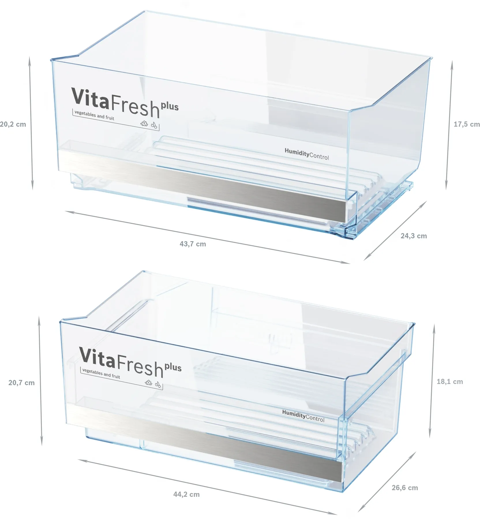 Series 6, free-standing fridge, 186 x 60 cm, Stainless steel (with anti-fingerprint), KSV36AIEP