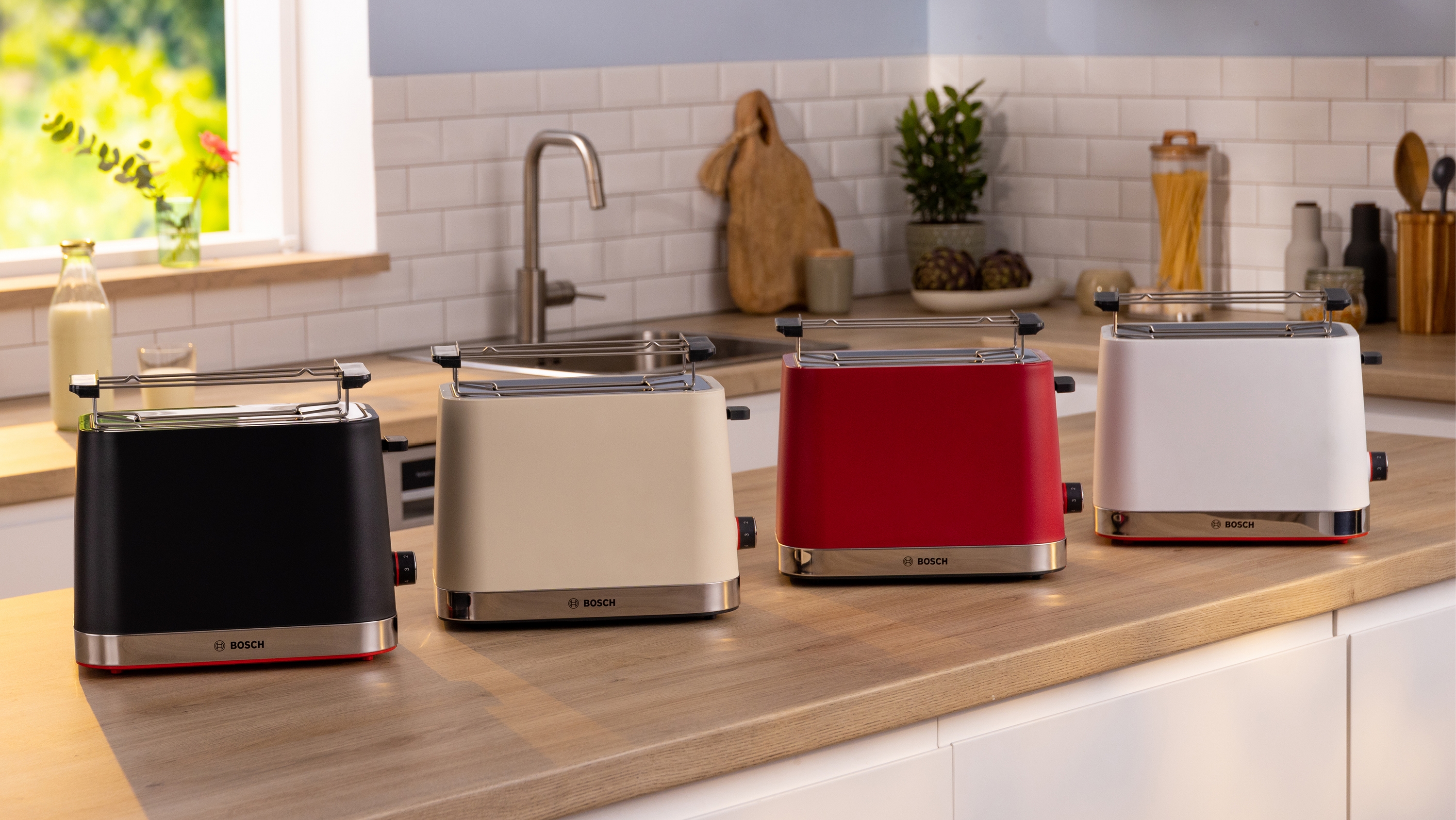 Compact toaster, MyMoment, Black, TAT4M223