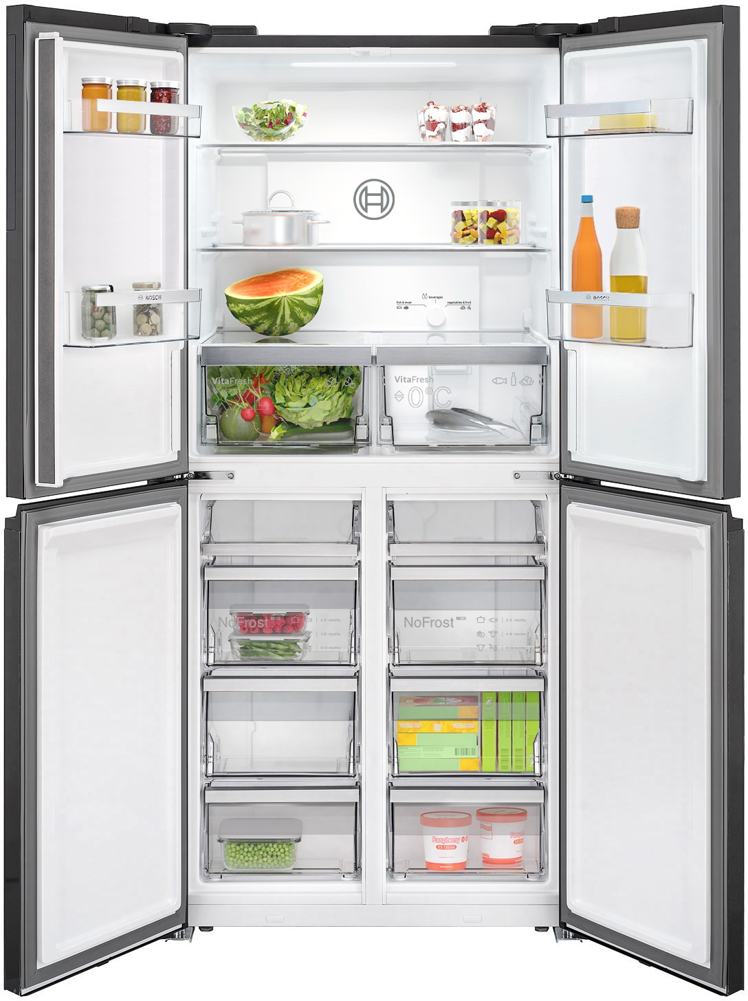 Series 4, HEADER2.Glassdoor_MultiDoor, 189.5 x 85 cm, Black, KMC85LBEA