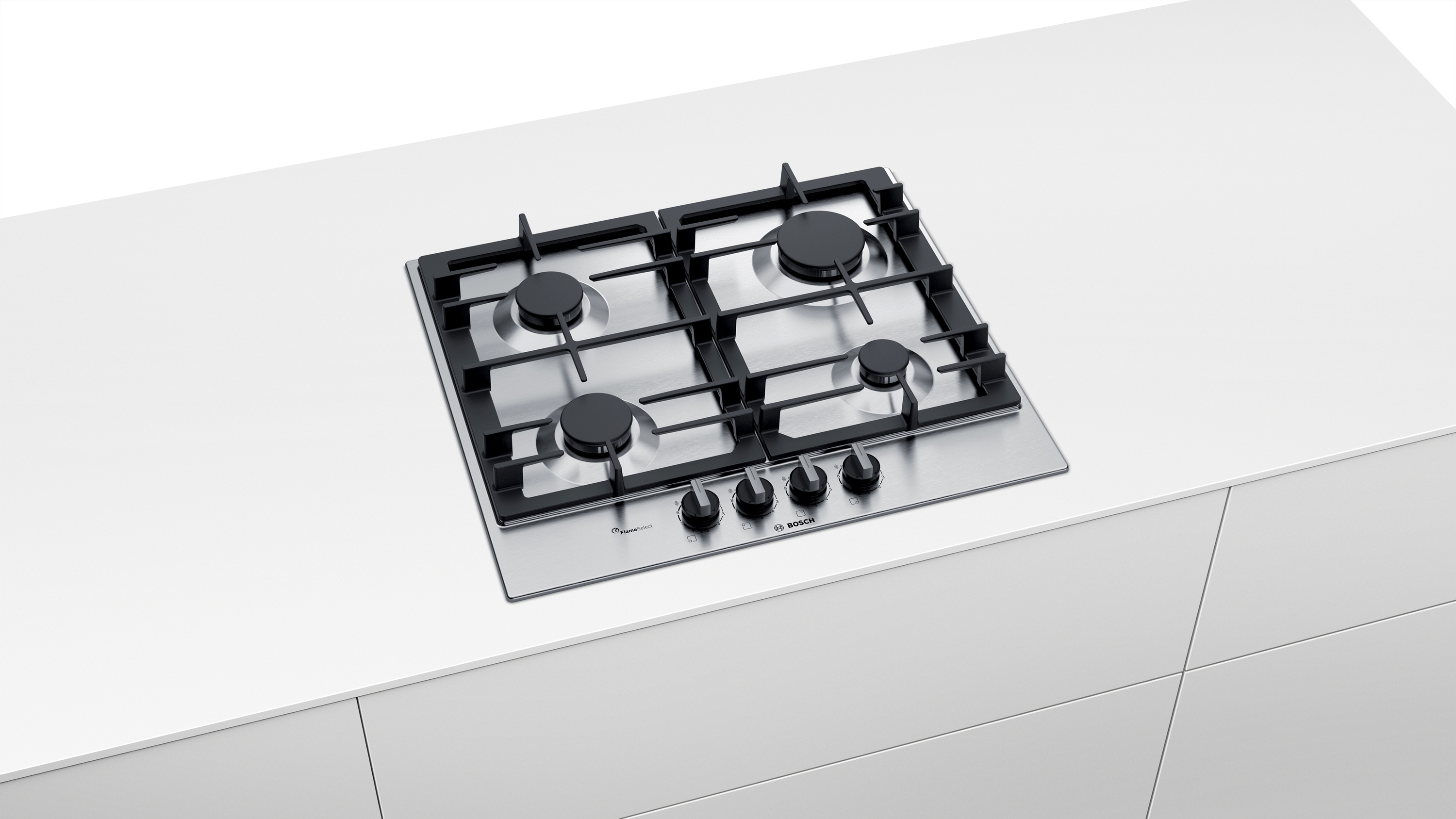 Series 6, Gas hob, 60 cm, Stainless steel, PCP6A5B90