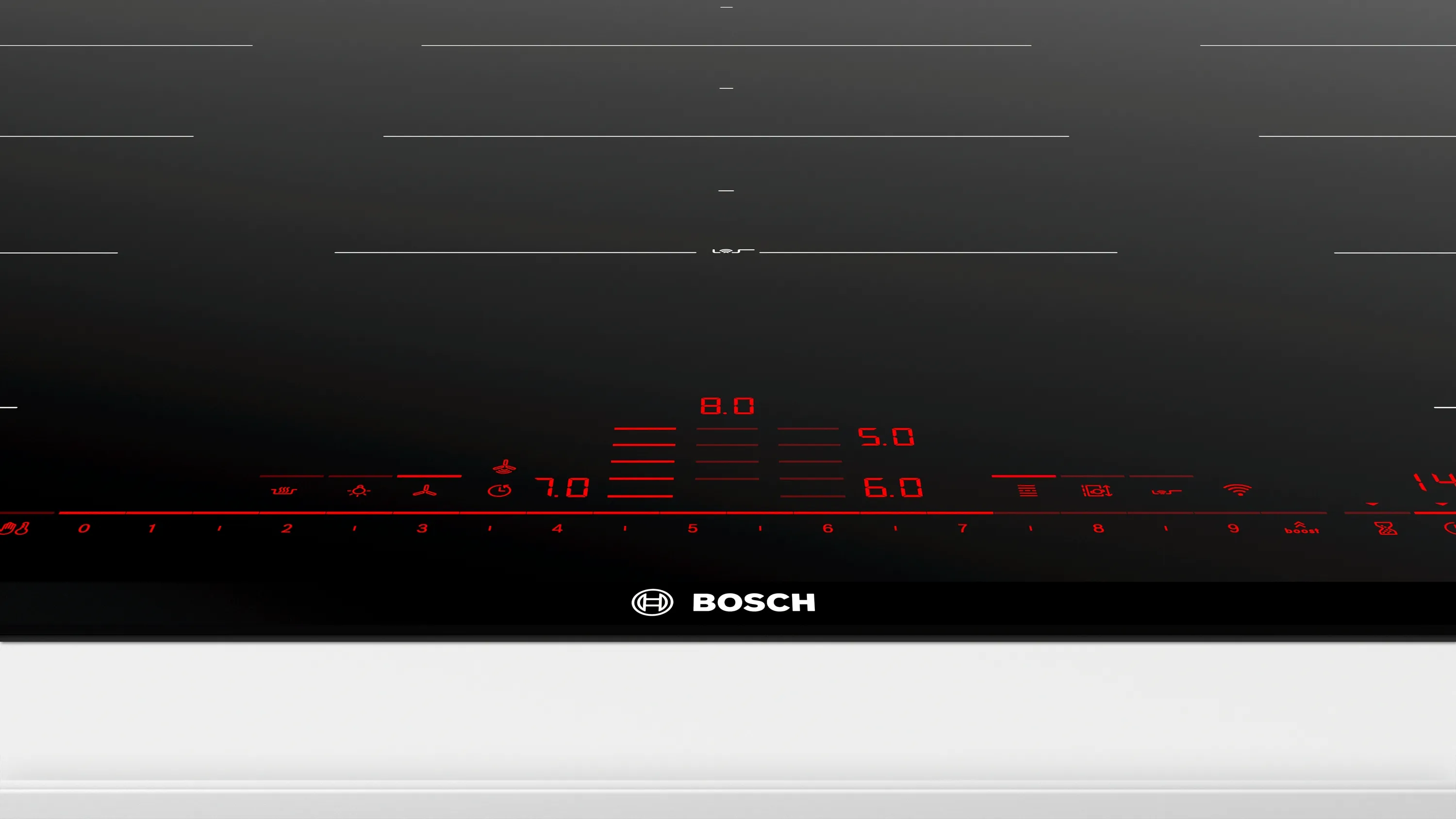 Series 8, Flex induction hob, 90 cm, Black, surface mount with frame, PXX995DX6E