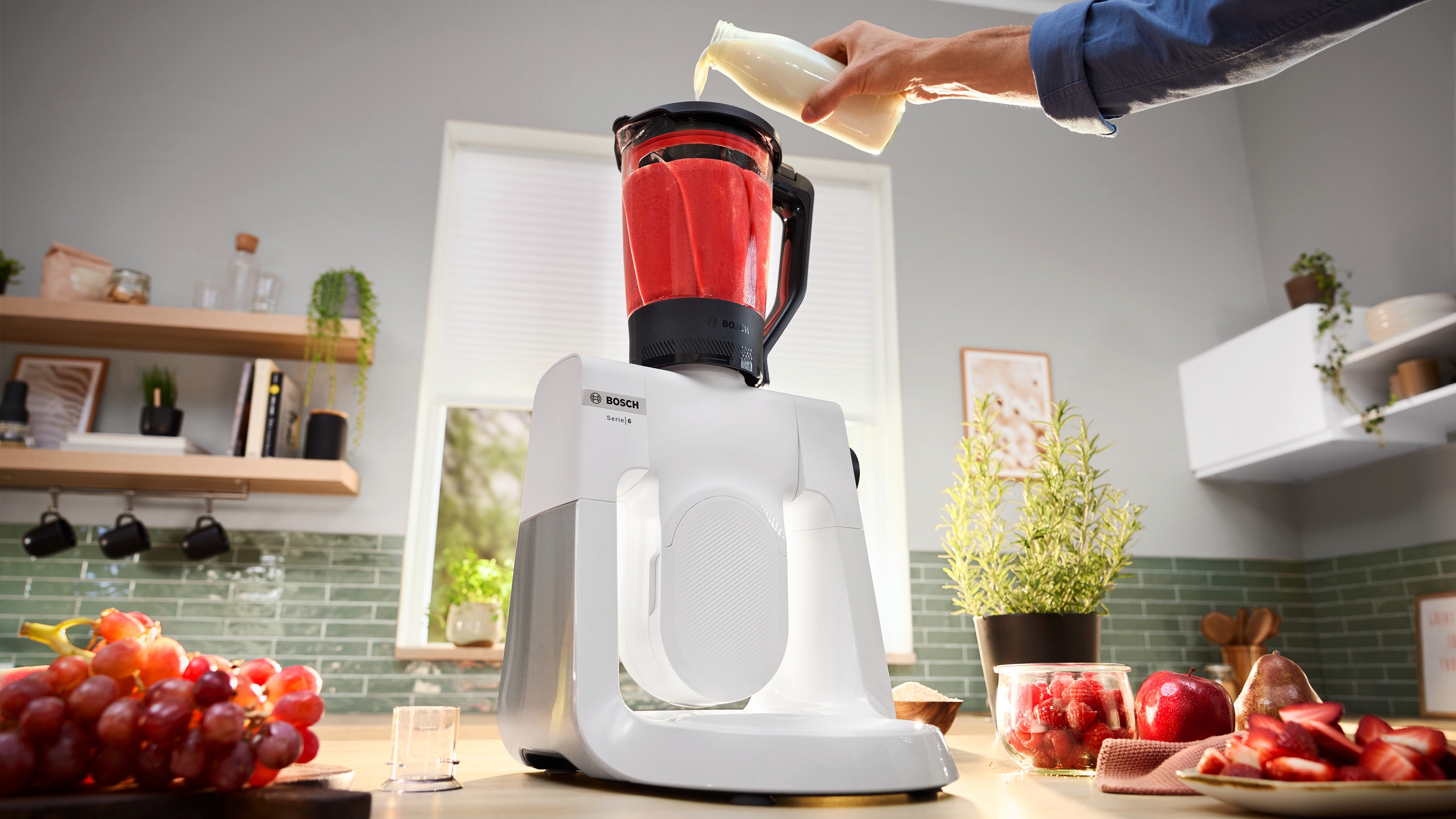 Kuhinjski robot MUM Serija 6 MUMS6EW22 1600 W, Bela, Brušeni nerđajući čelik,