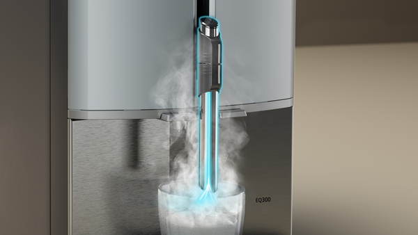 Siemens aparat za espresso kafu TF305E04, Potpuno automatizovani, Titanijum metalik, Nerđajući čelik