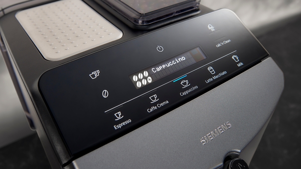 Siemens aparat za espresso kafu TF305E04, Potpuno automatizovani, Titanijum metalik, Nerđajući čelik