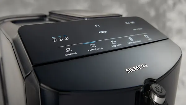 Siemens aparat za espresso kafu TF301E09, Potpuno automatizovani, Titanijum metalik, Nerđajući čelik