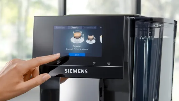 Siemens aparat za espresso kafu TP717R06, Potpuno automatizovani, Metalik