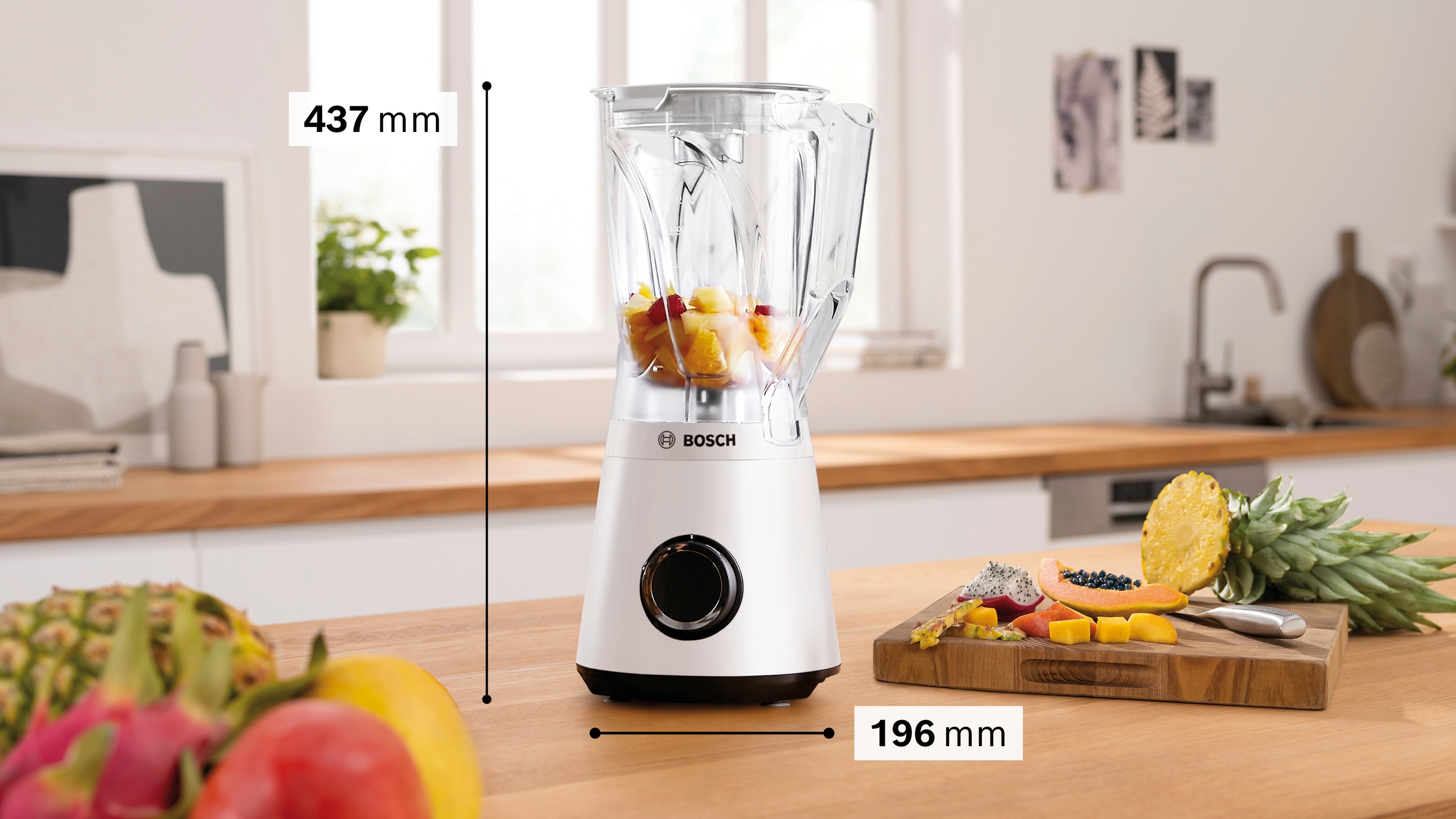 Series 4, Blender, VitaPower, 1200 W, White, MMB6141W