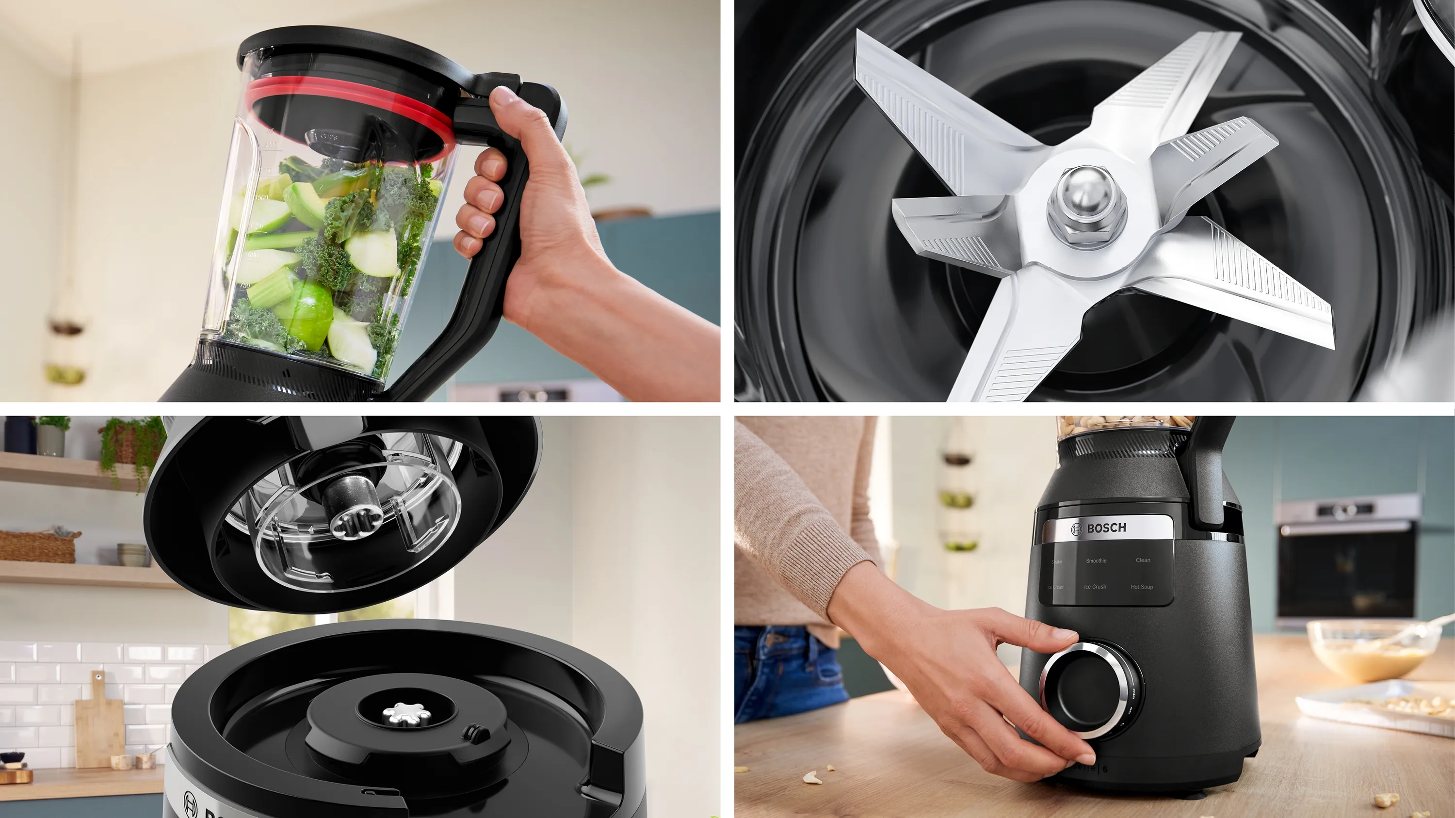 Serija 6, High performance Blender, VitaPower, 1800 W, Crna, MMB6652B