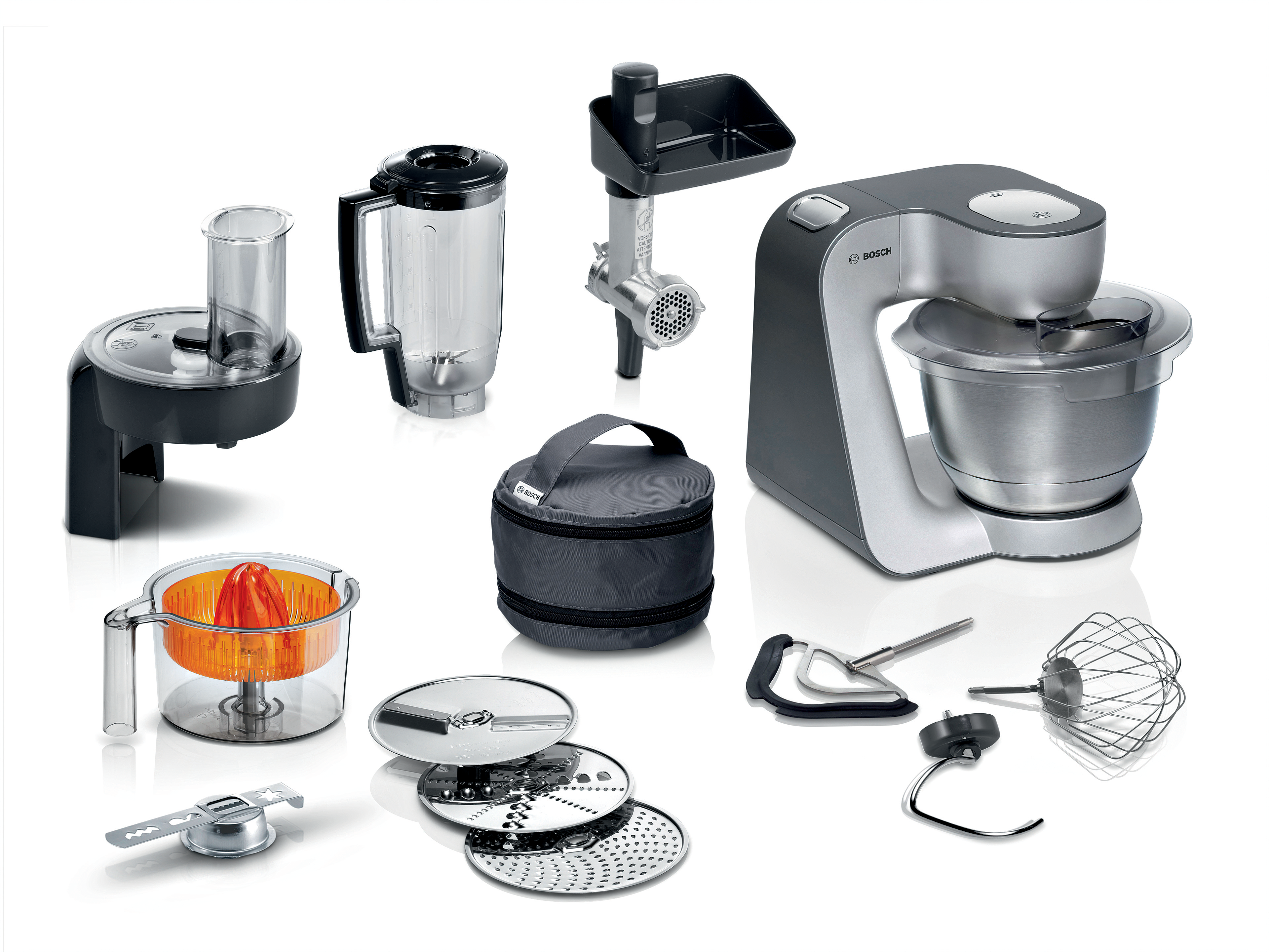 Serija 4, Kuhinjski robot, MUM 5, 1000 W, Siva, Tamno siva, MUM5935B