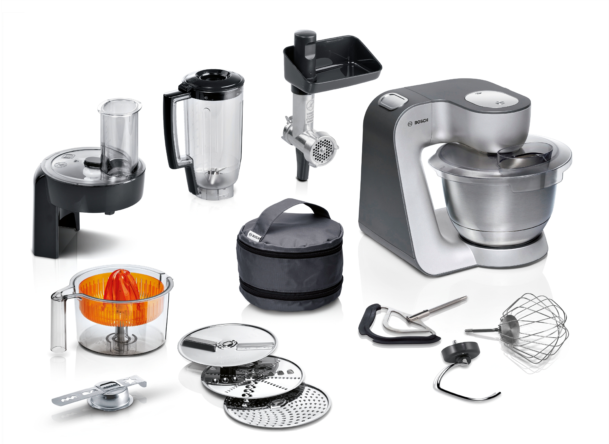 Serija 4, Kuhinjski robot, MUM 5, 1000 W, Siva, Tamno siva, MUM5935B