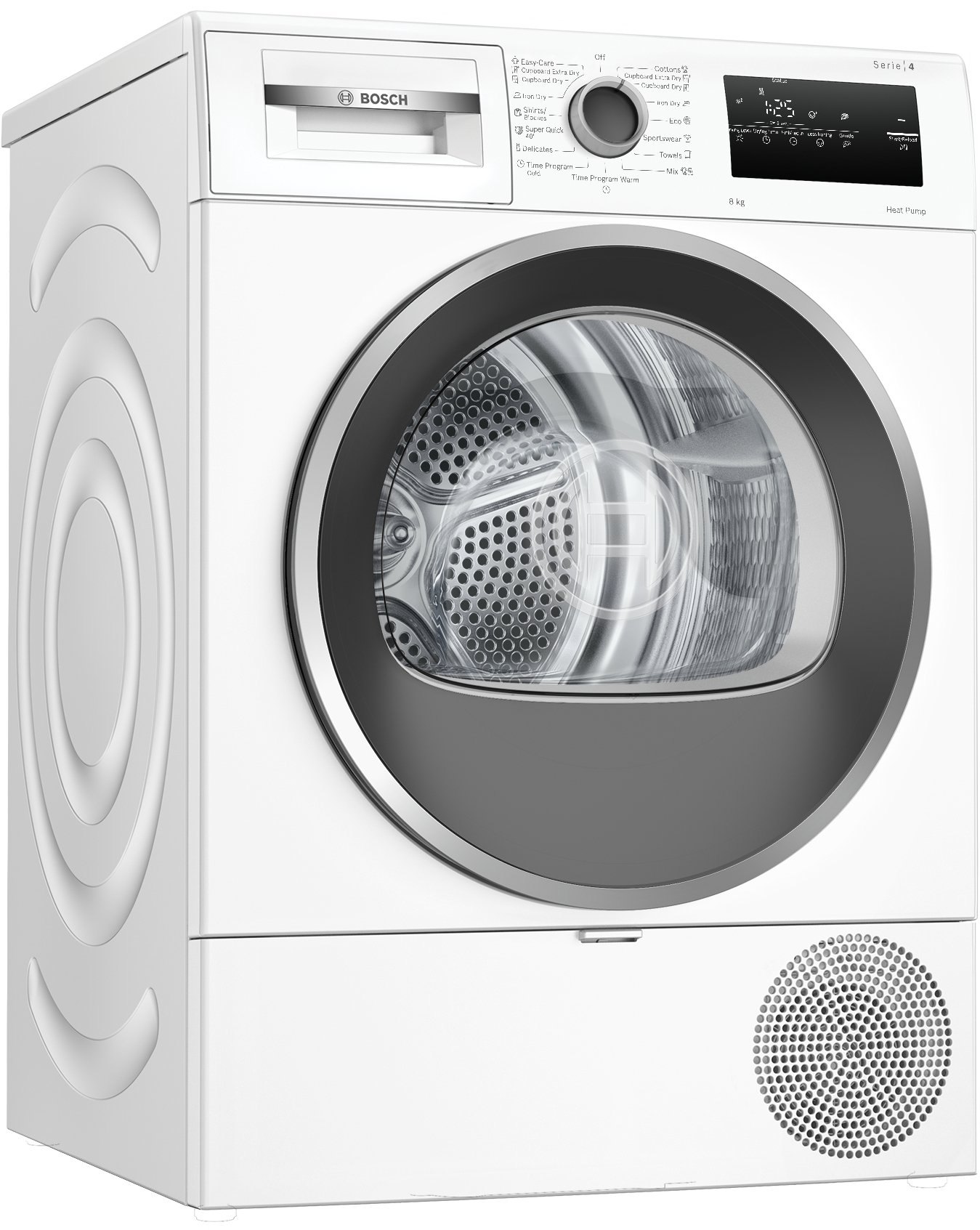Series 4, heat pump dryer, 8 kg, WTH8520BBY