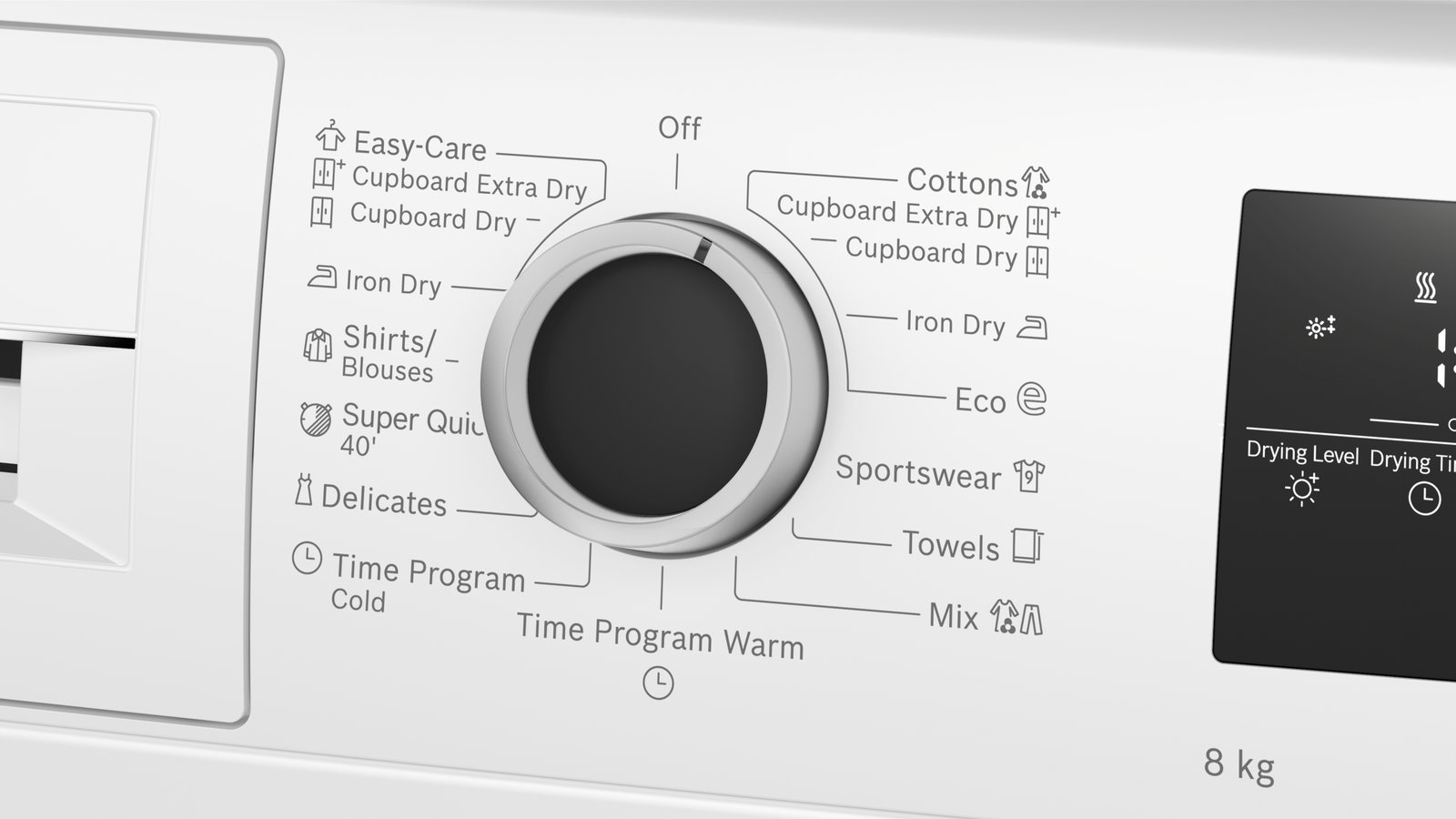 Series 4, heat pump dryer, 8 kg, WTH8520BBY