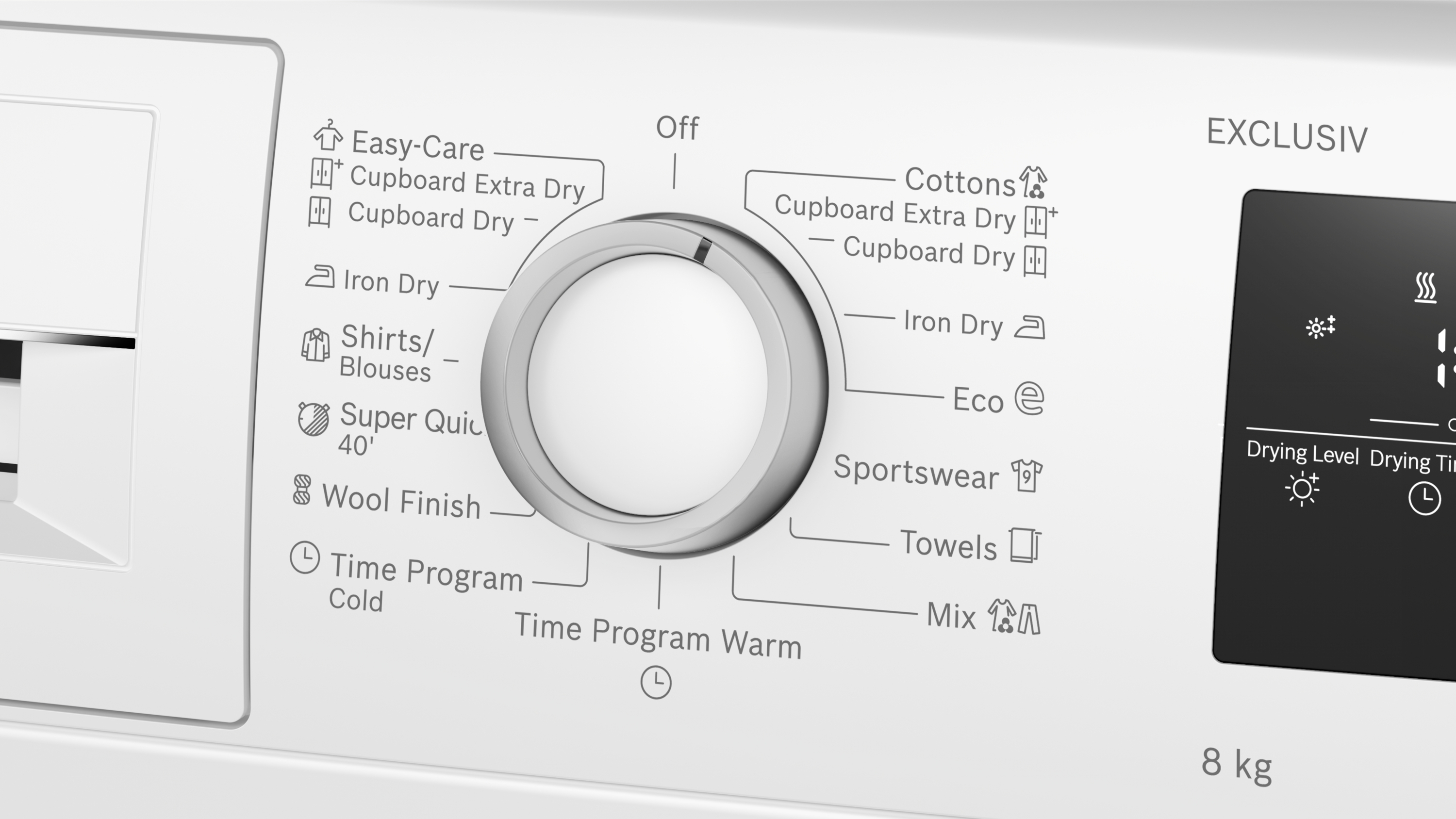 Series 4, heat pump dryer, 8 kg, WTH85293BY