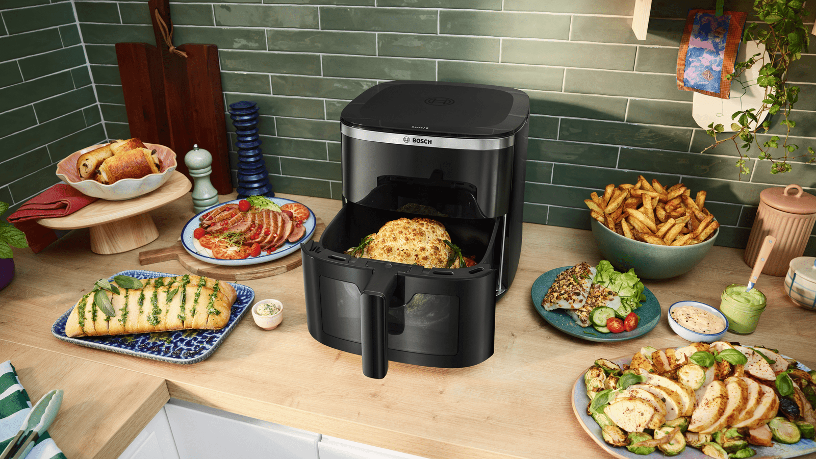 Airfryer Serija 6 Crna MAF671B0