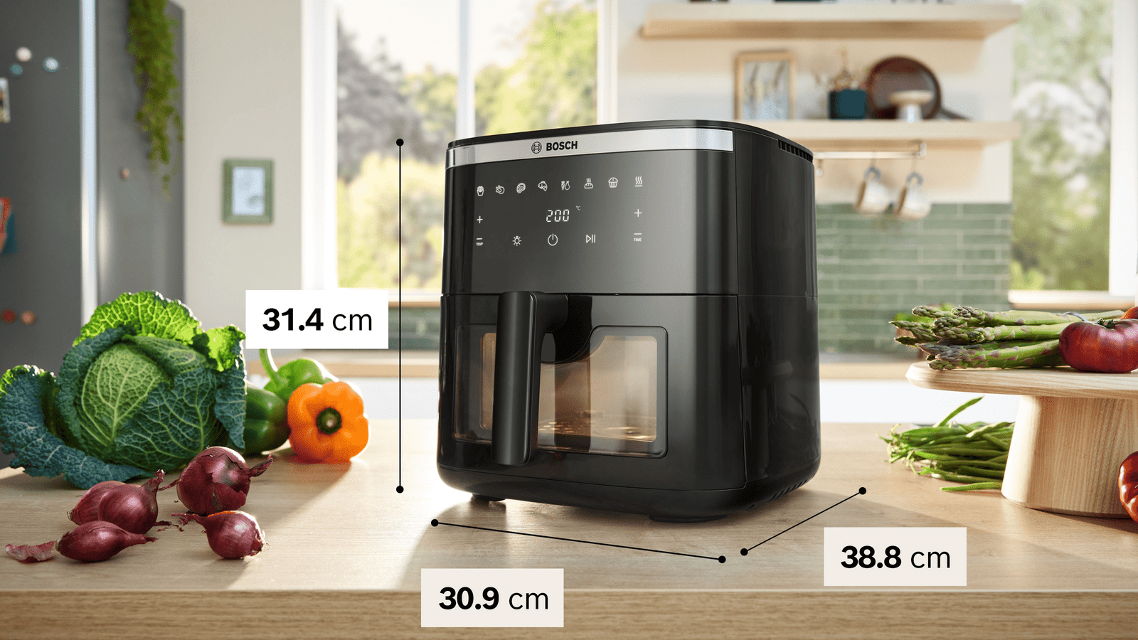 Airfryer Serija 6 Crna MAF671B0