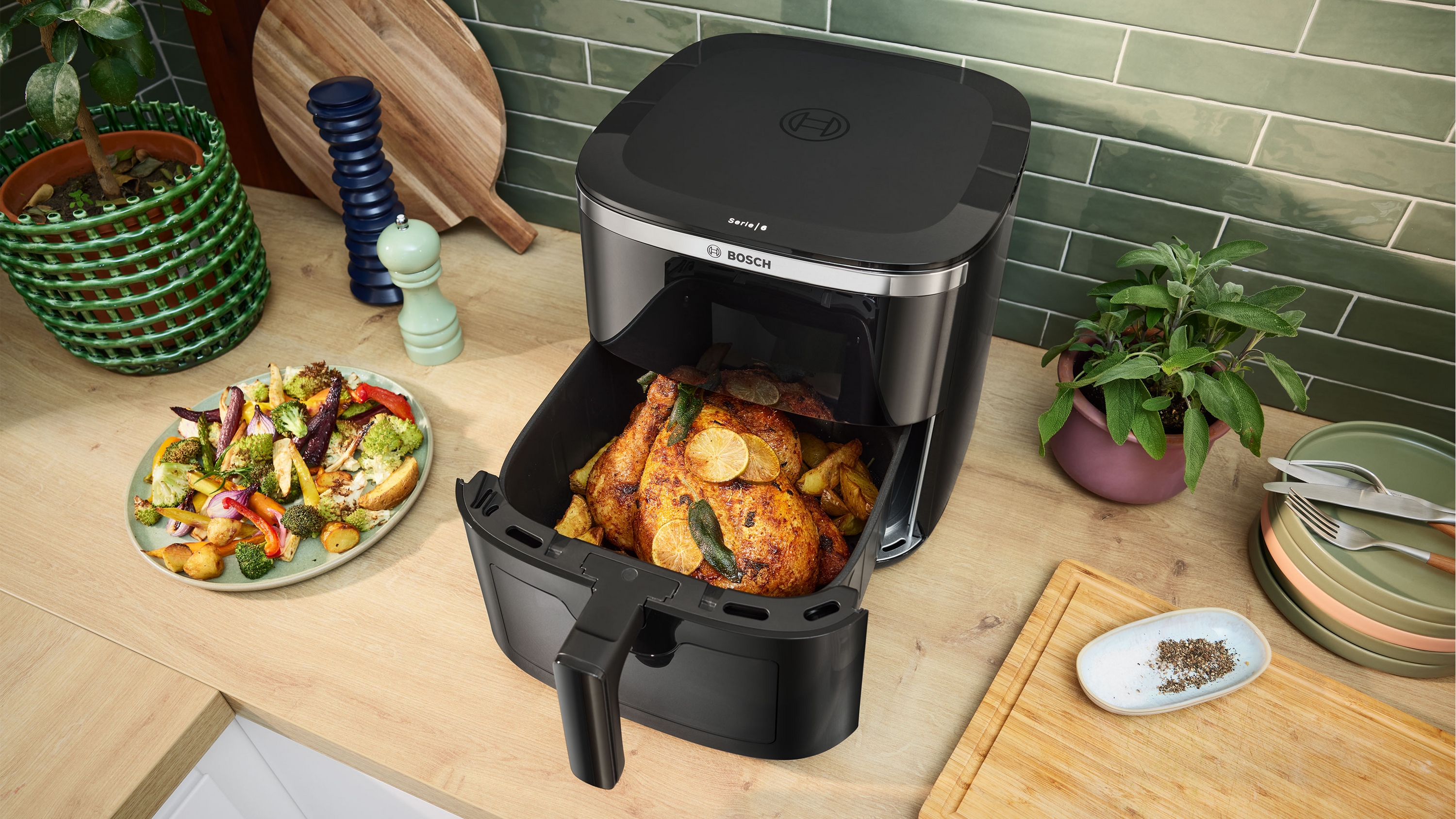 Serija 6, Airfryer , Crna, MAFS2671B