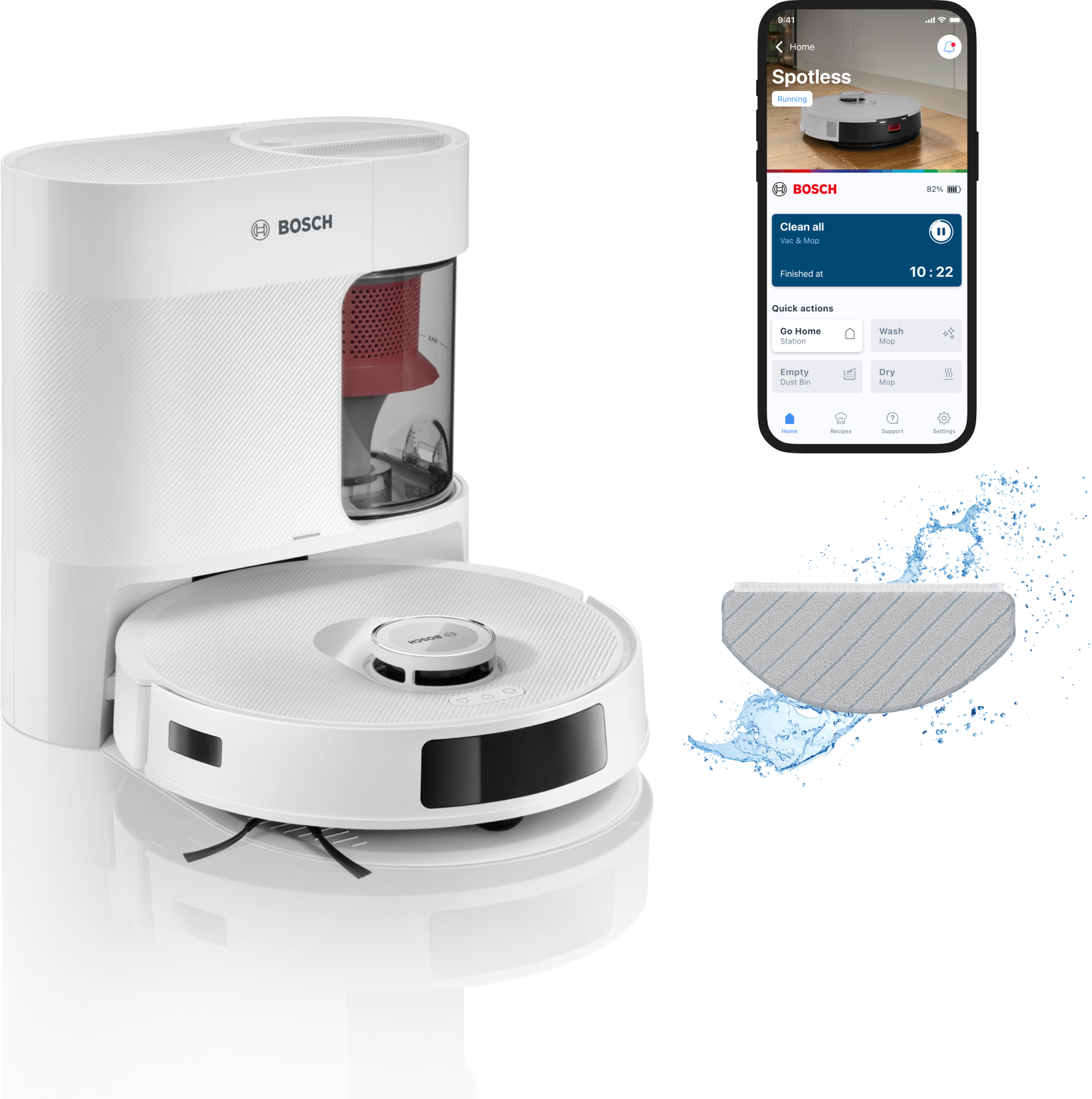 Robotski usisivač, Spotless Advanced +, BCRD2W