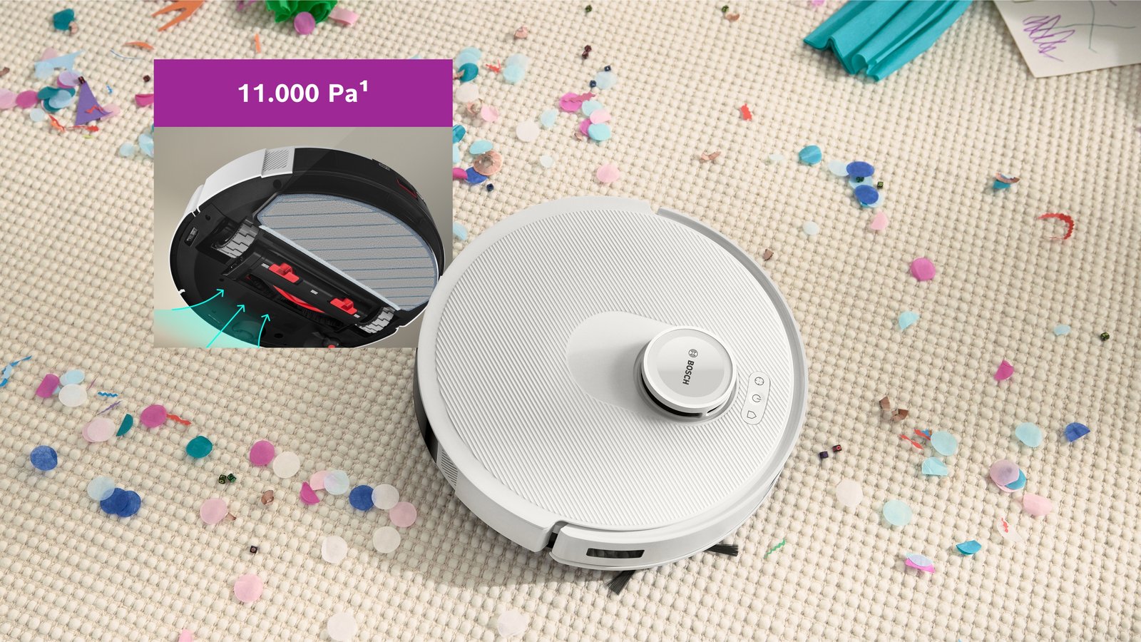 Robotski usisivač, Spotless +, BCRD1W