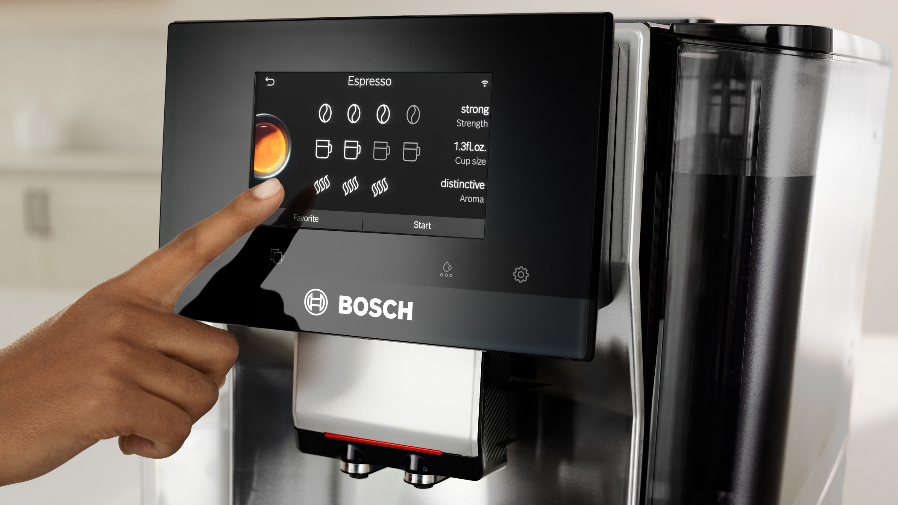 Series 8, Fully automatic coffee machine, VeroCafe, Stainless steel, TQE80703