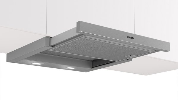 Series 2, telescopic cooker hood, 60 cm, Silver metallic, DFL064W54