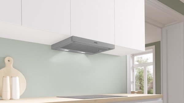 Series 2, telescopic cooker hood, 60 cm, Silver metallic, DFL064W54