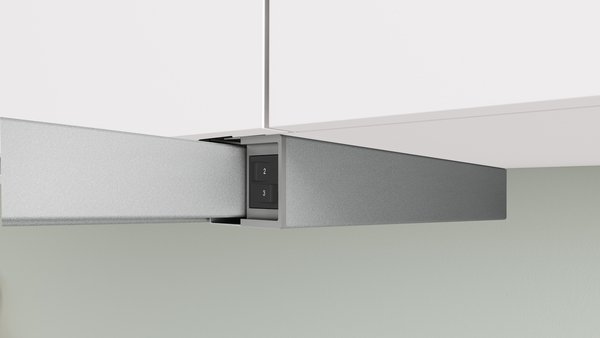 Series 2, telescopic cooker hood, 60 cm, Silver metallic, DFL064W54