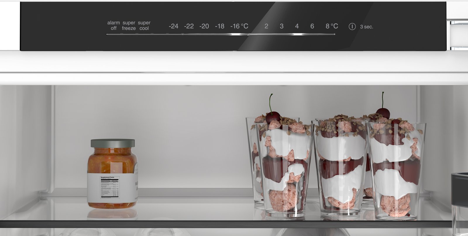 Serija 4, Ugradni frižider sa zamrzivačem dole, 193.5 x 55.8 cm, Fiksna šarka, KIN96SFD0