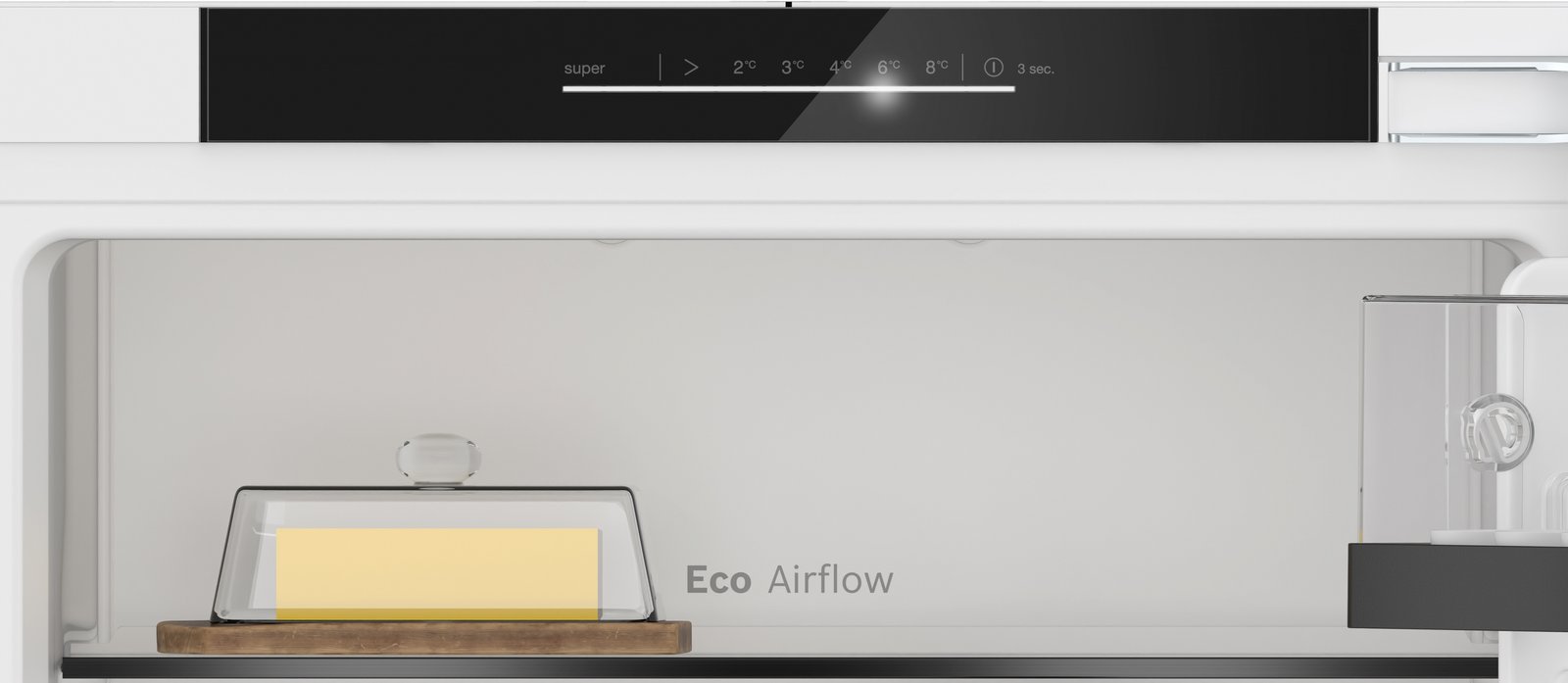 Serija 6, Ugradni frižider, 122.1 x 55.8 cm, Fiksna šarka, lagano zatvaranje, KIR41SDD1