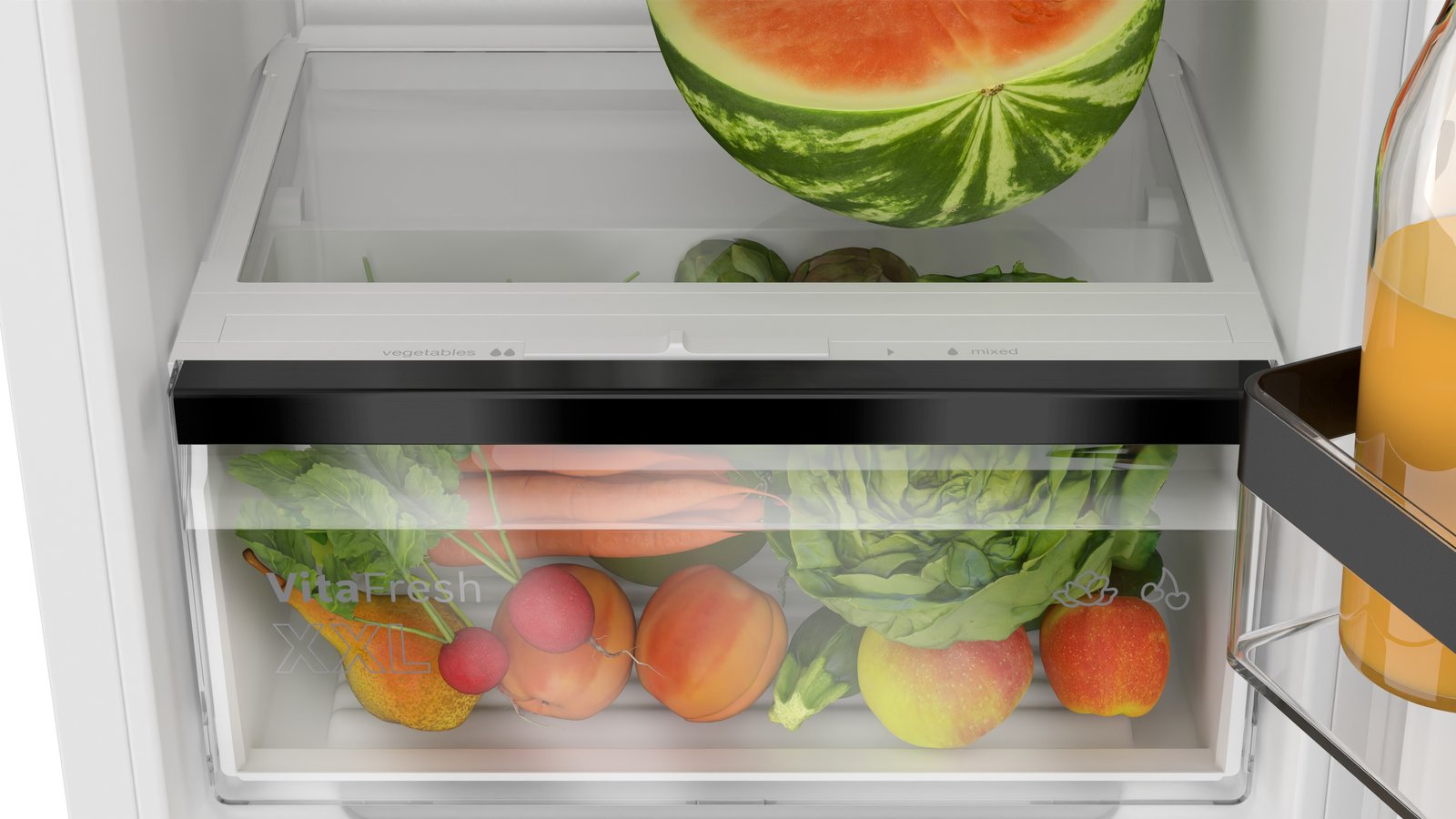 Serija 6, Ugradni frižider, 122.1 x 55.8 cm, Fiksna šarka, lagano zatvaranje, KIR41SDD1