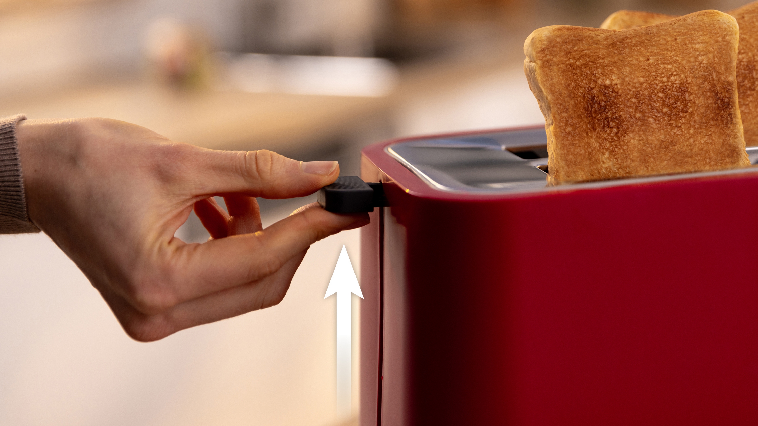 Compact toaster, MyMoment, Red, TAT4M224