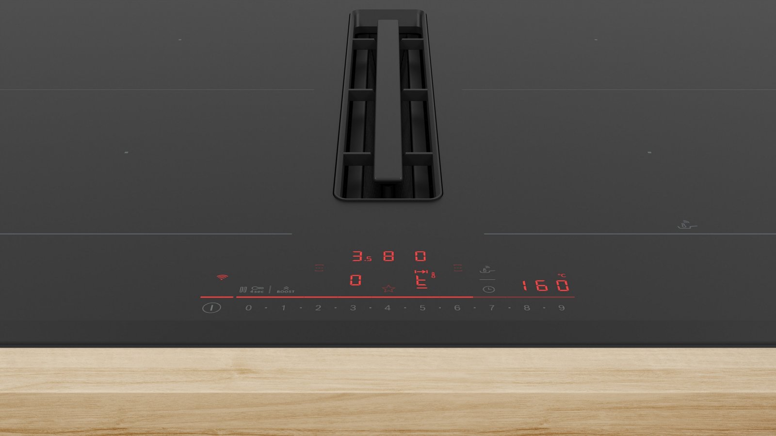 Serija 6, Indukciona ploča za kuvanje sa integrisanim aspiratorom, 70 cm, ugradnja sa okvirom, PVQ795H26E