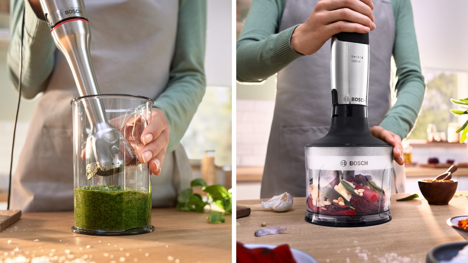 Serija 6, Štapni mikser, ErgoMaster, 1200 W, Nerđajući čelik, MSM6M830