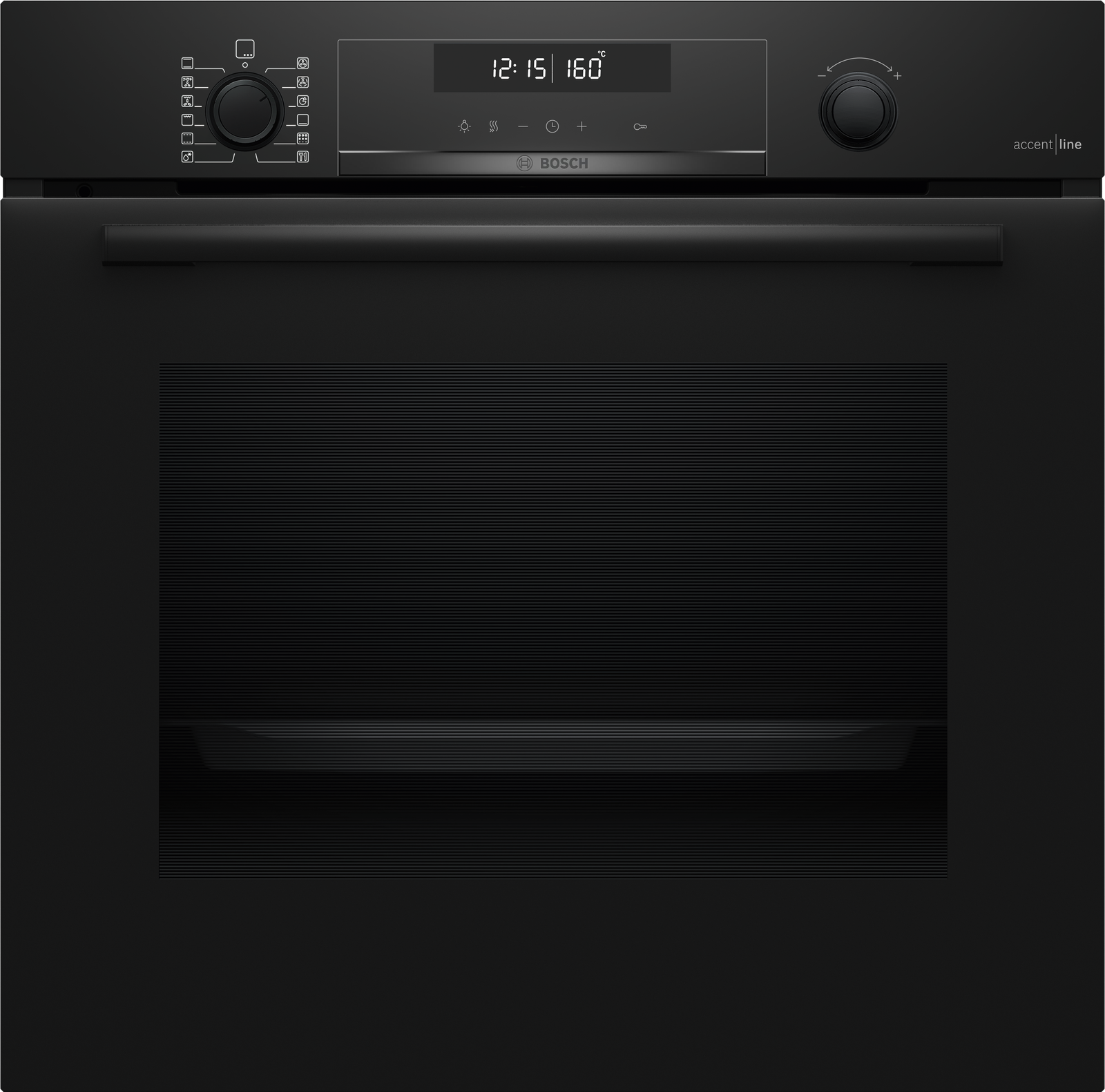 Serija 6, Ugradna rerna, 60 x 60 cm, Crna, HBG478CB3