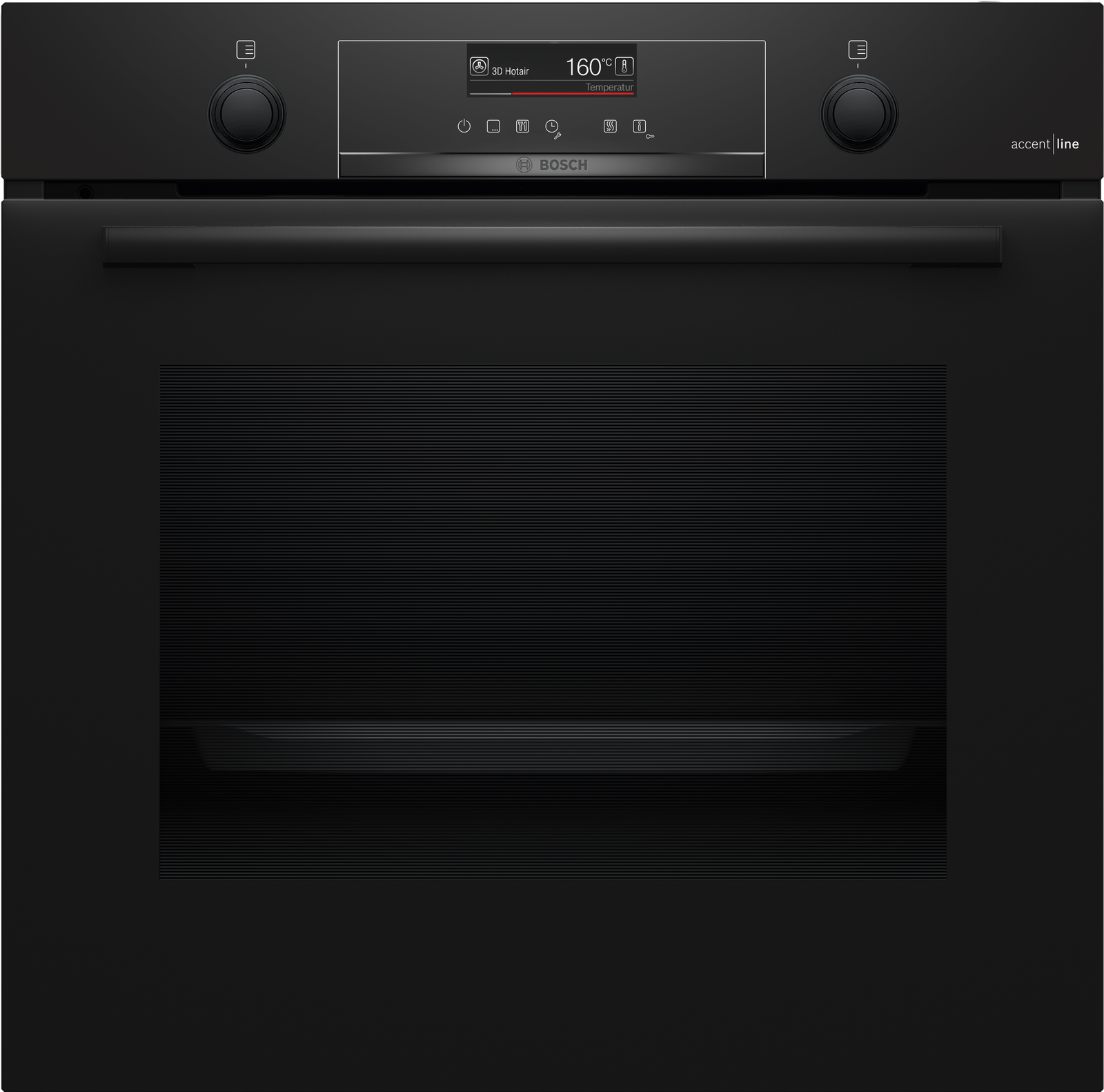 Serija 6, Ugradna rerna, 60 x 60 cm, Crna, HBG4390B3