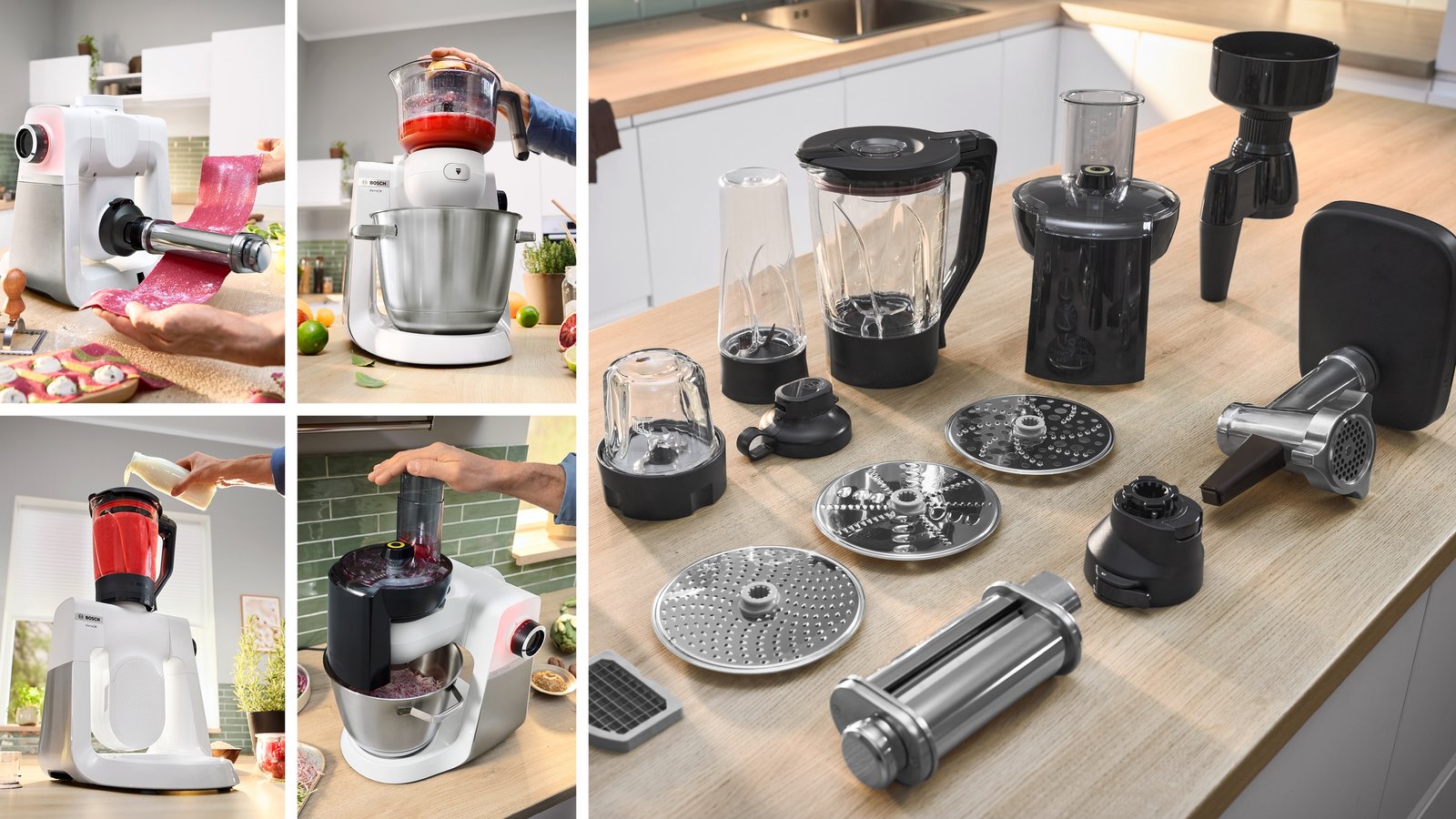 Serija 6, Kuhinjski robot, 1600 W, Bela, Brušeni nerđajući čelik, MUMS6EW18