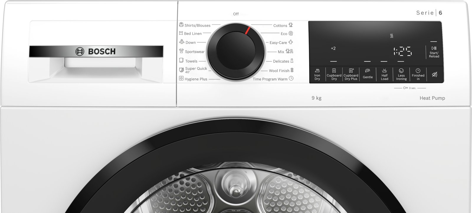 Serija 6, Mašina za sušenje veša sa toplotnom pumpom, 9 kg, WQG243DNBY