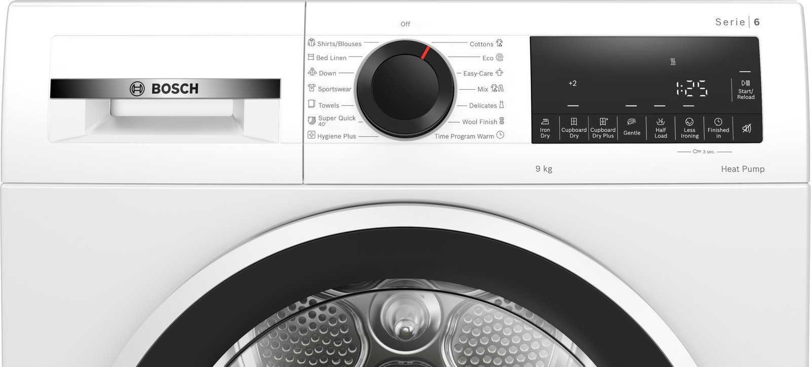 Serija 6, Mašina za sušenje veša sa toplotnom pumpom, 9 kg, WQG243DMBY