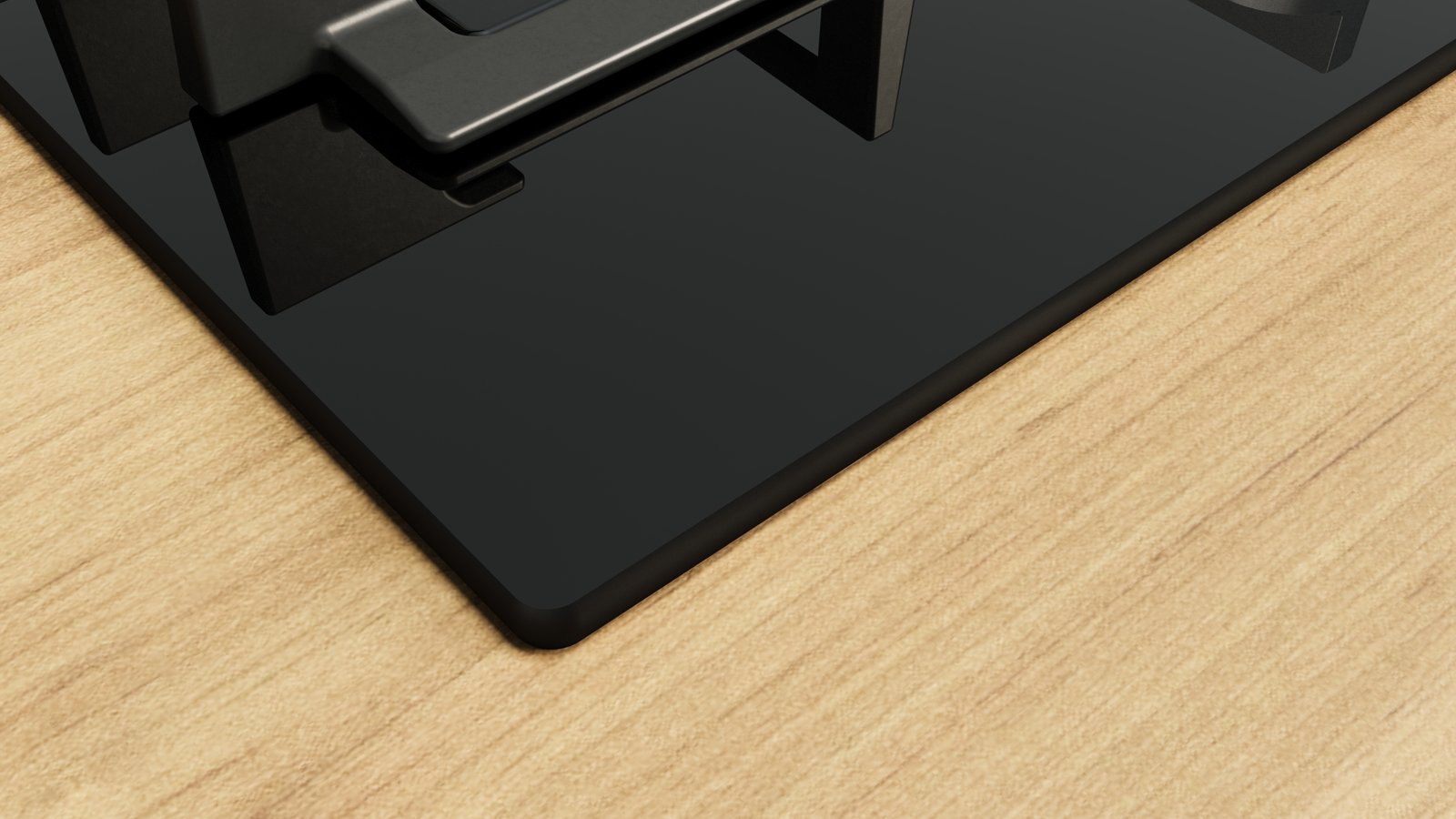 Serija 6, Plinska ploča za kuvanje, 60 cm, Kaljeno staklo, Crna, PPP6A6I40