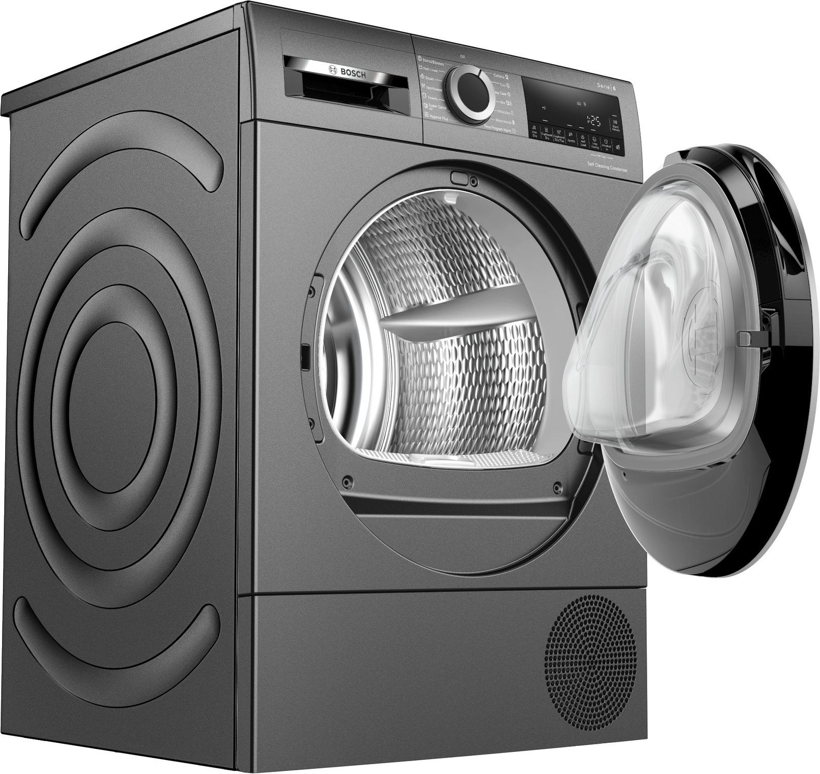 Serija 6, Mašina za sušenje veša sa toplotnom pumpom, 9 kg, Sivo liveno gvožđe, WQG245DREU