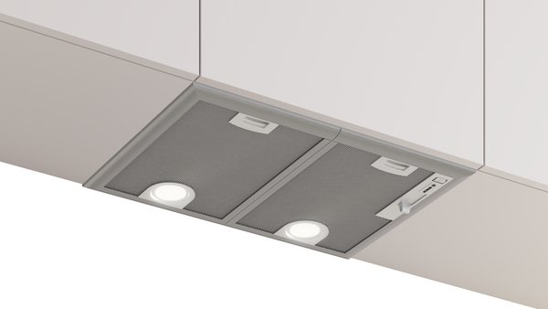 Series 4, canopy cooker hood, 53 cm, Silver metallic, DHL555BM
