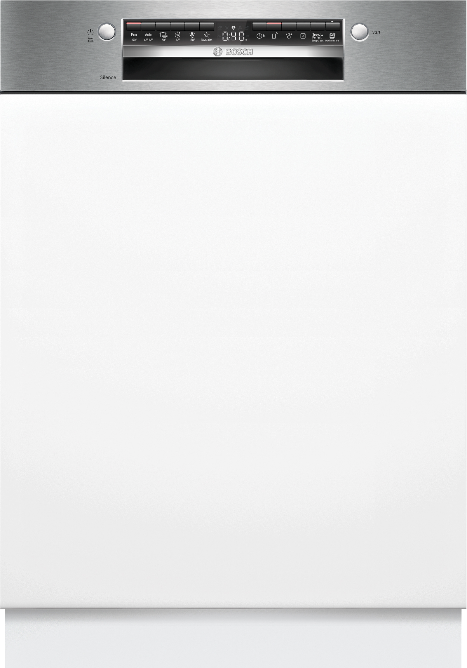 Serija 4, Ugradna mašina za pranje sudova, 60 cm, Čelična mat, SMI4HVS14E