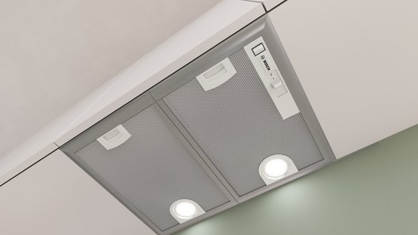 Series 4, canopy cooker hood, 53 cm, Silver metallic, DHL555BM