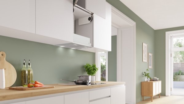 Series 4, canopy cooker hood, 53 cm, Silver metallic, DHL555BM