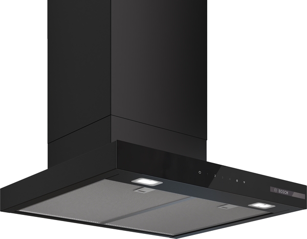 Series 6, wall-mounted cooker hood, 60 cm, Matt black , DWB67DN60