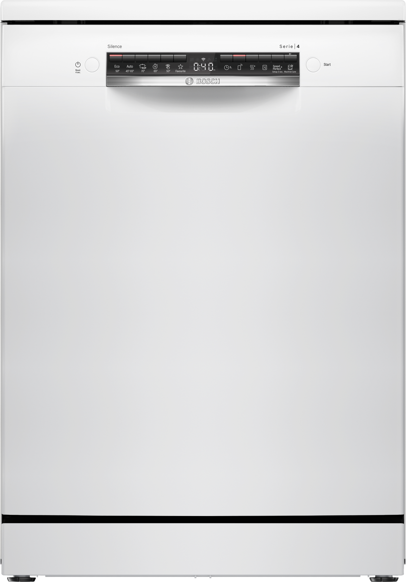 Serija 4, Samostojeća mašina za pranje sudova, 60 cm, Bela, SMS4HTW16E